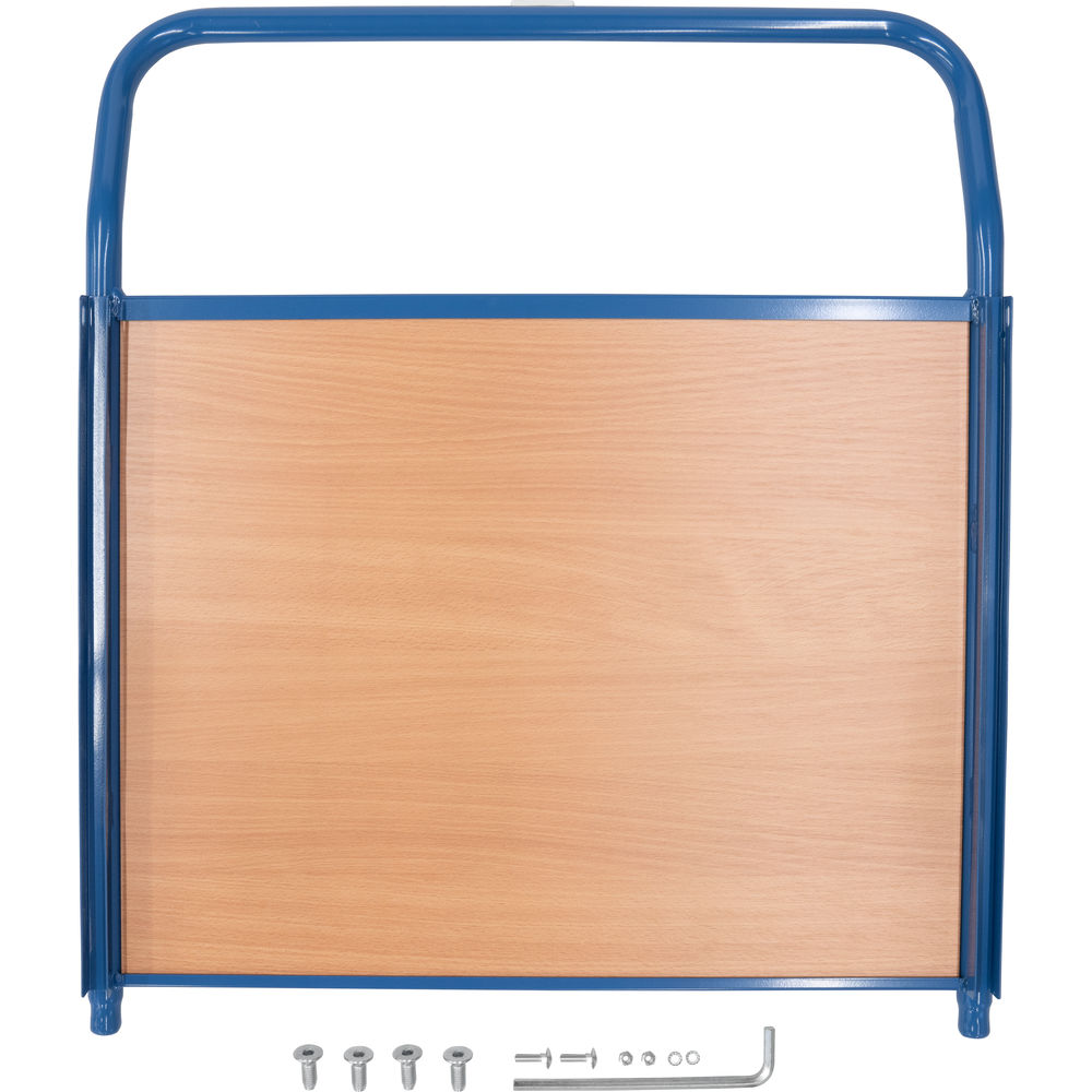 fetra® Panel frontal con madera E2551SW para carro de cuatro paneles