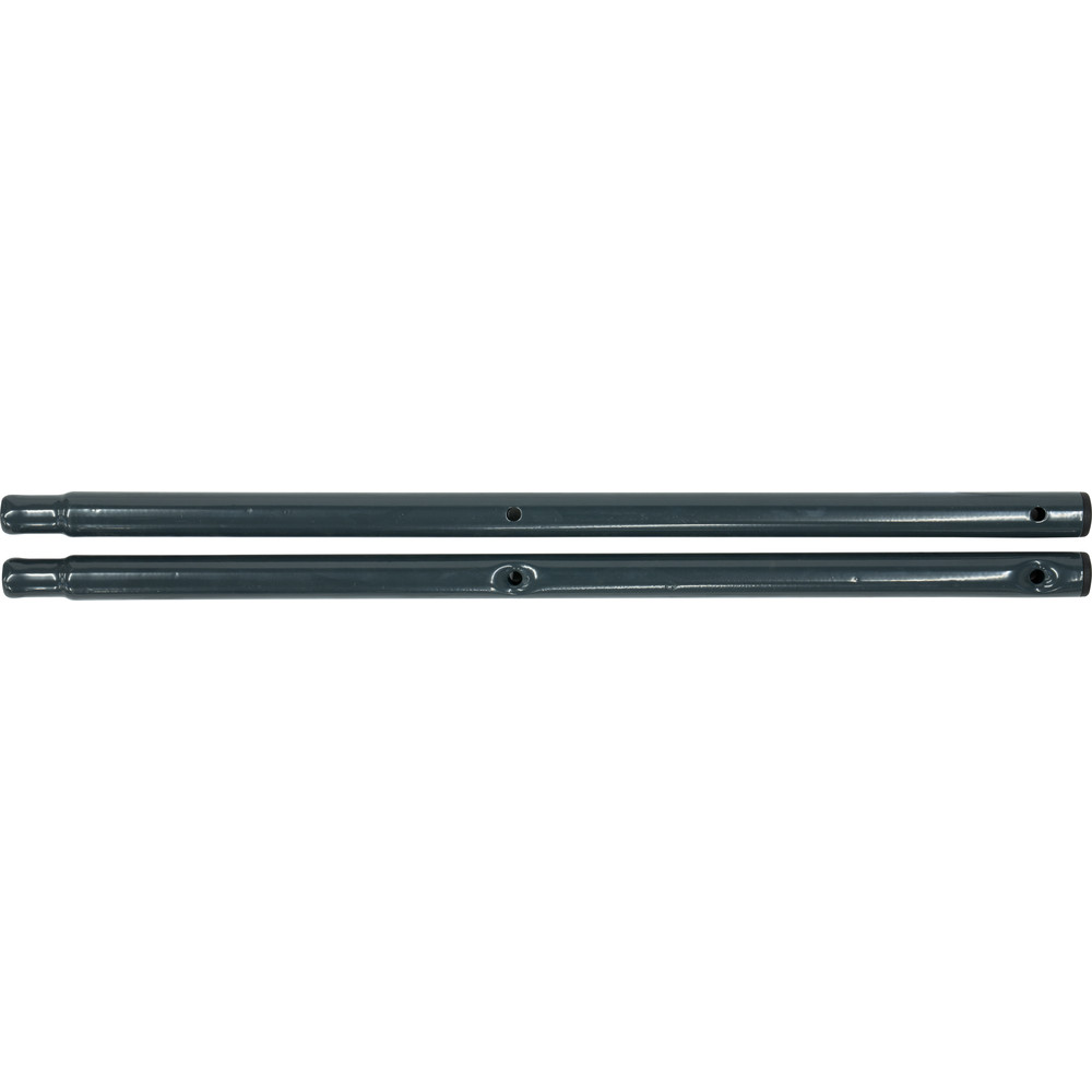 fetra® Tubos de soporte gris antracita E2740SR-7016 para mesa de transporte 2740-2746