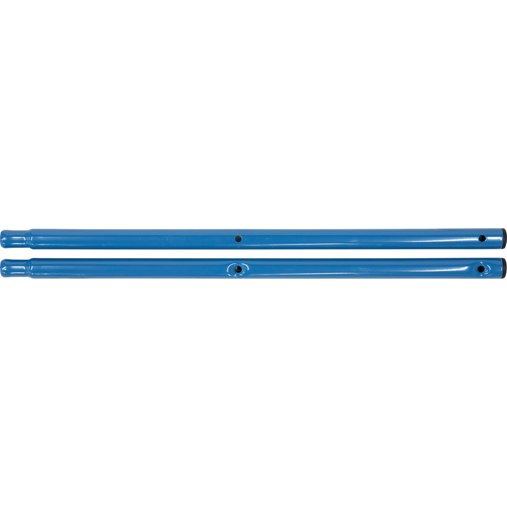 fetra® Tubos de soporte azul brillante E2740SR para mesa de transporte 2740-2746