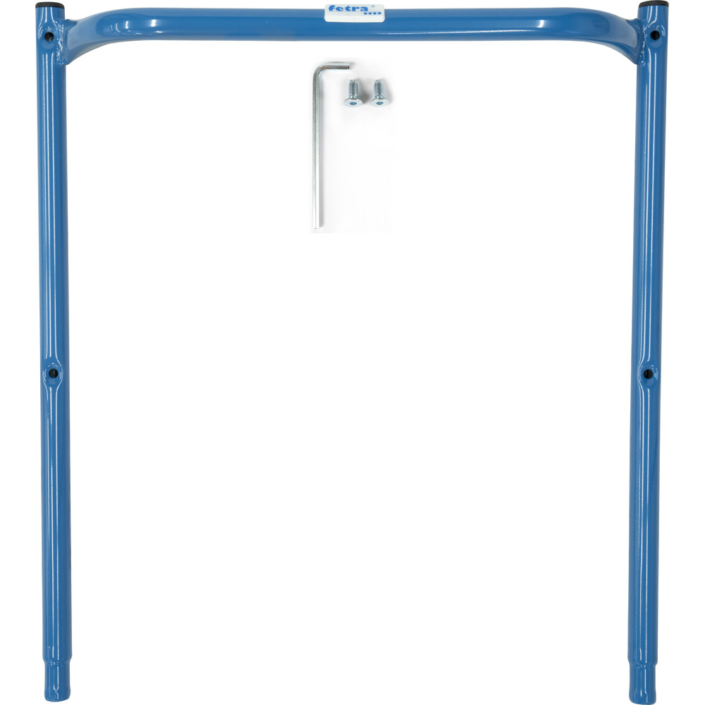 fetra® Soporte delantero, manija horizontal E2942SB para carros de mesas ligeros