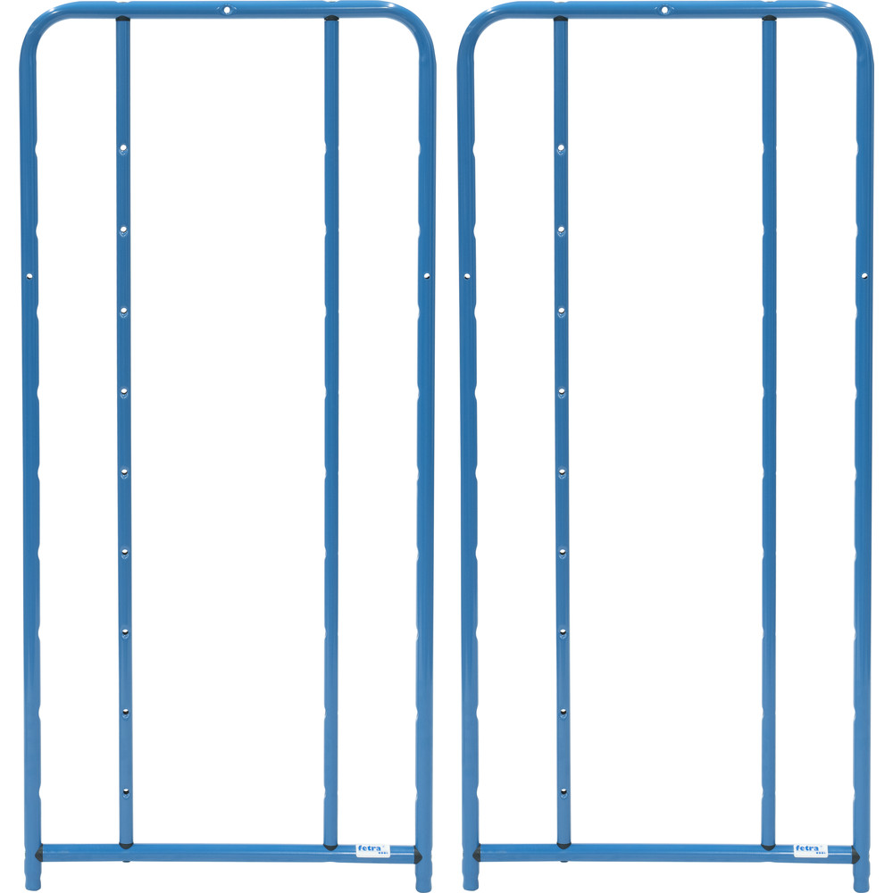 fetra® Barra frontal E4195SW para carros de estantes para colgar