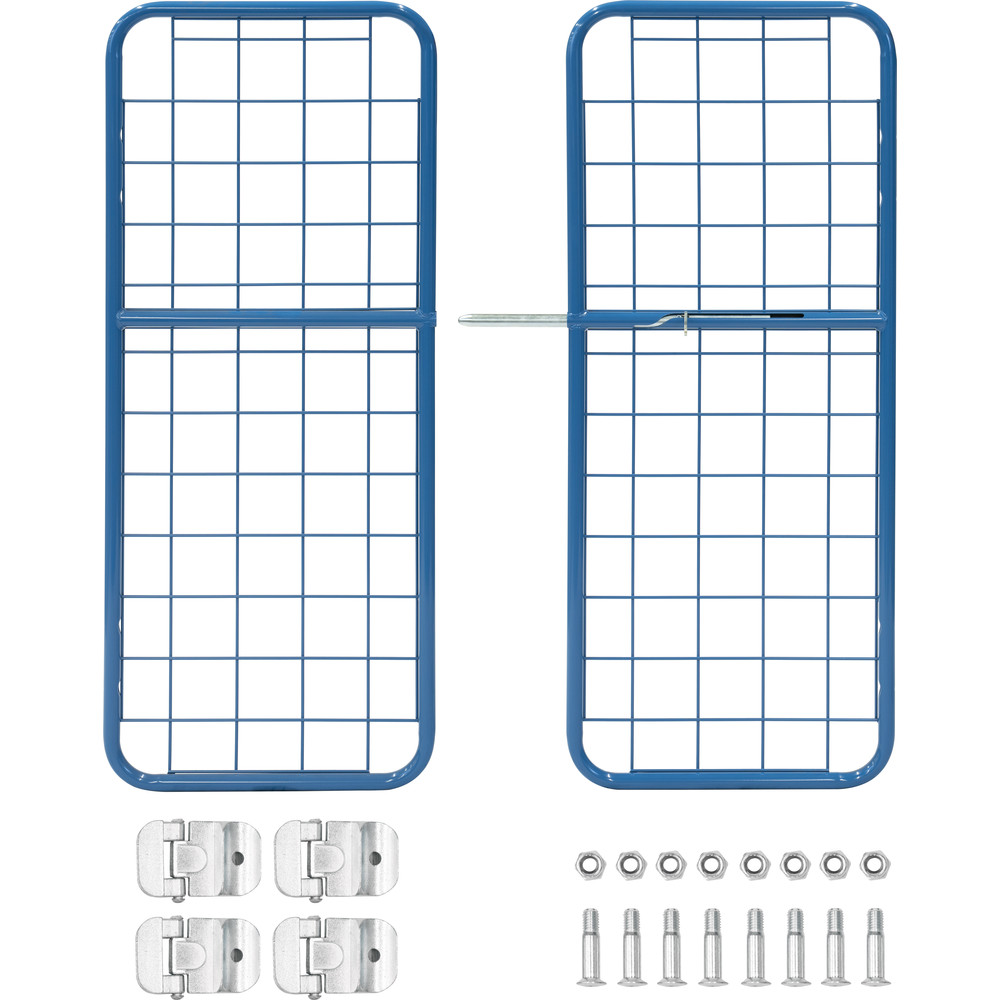 fetra® Puertas abatible para carros de estantes y para paquetes E8481T altura mediana