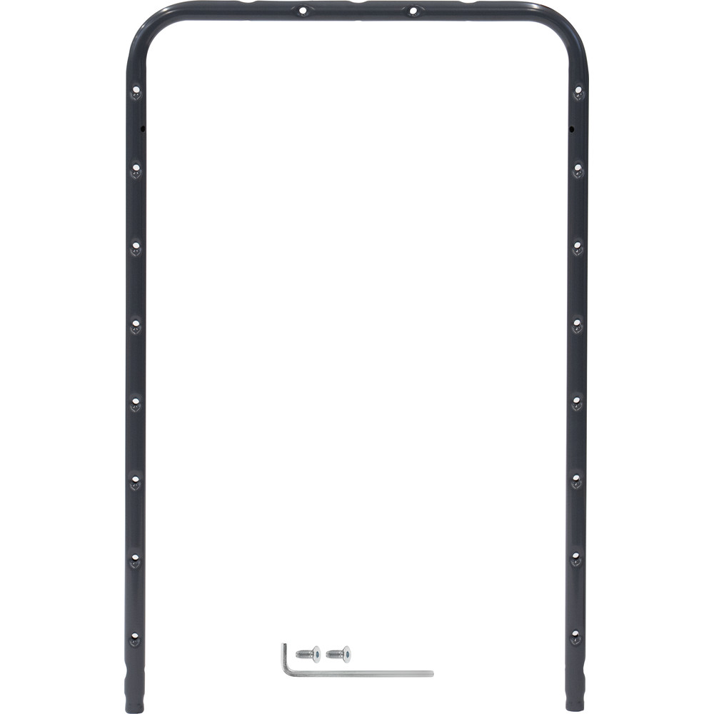 fetra® Barra frontal ESD para carros de estantes E9100SB altura baja