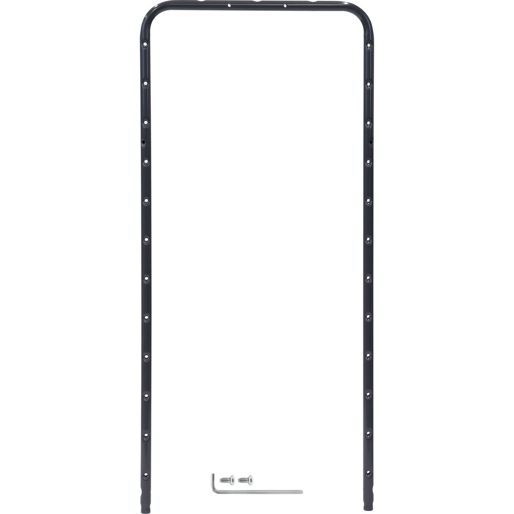 fetra® Barra frontal ESD para carros de estantes E9201SB altura mediana