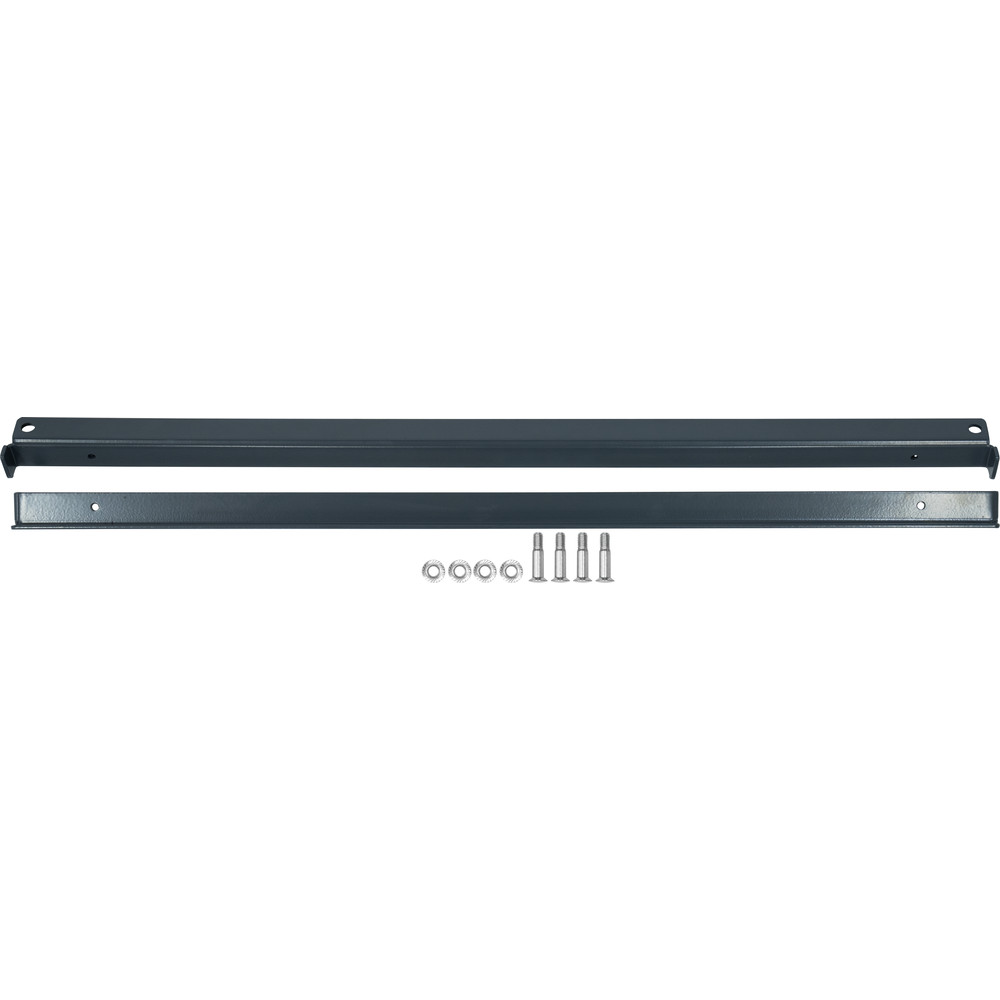 fetra® Estribo de soporte ESD para una planta E9100AW para carros de estantes ESD