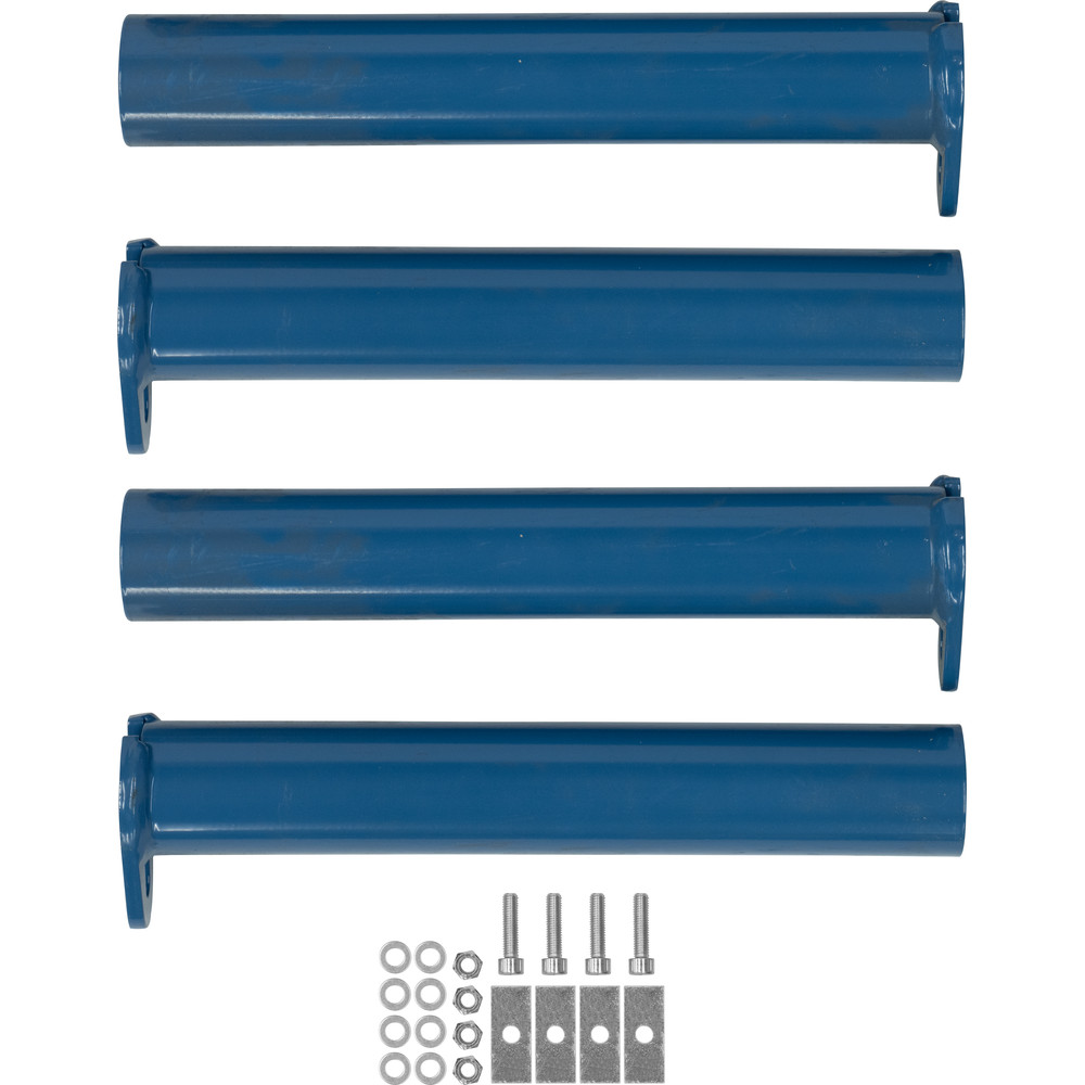 fetra® Juego tubos de soporte azul brillante ESR370-SATZ para marco de montaje