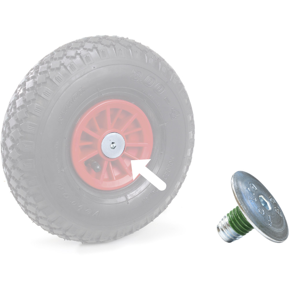 fetra® Tornillo cabeza plana galvanizado EZ-FRB