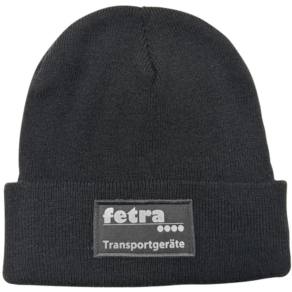 fetra® Gorro de punto negra ME-MS-U-OS