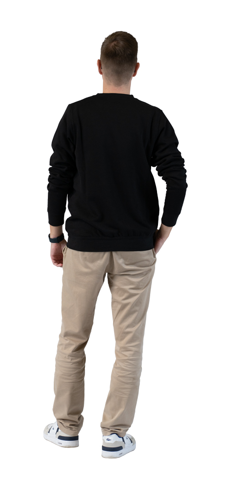 fetra® Sudadera negra ME-SWS-U-XL