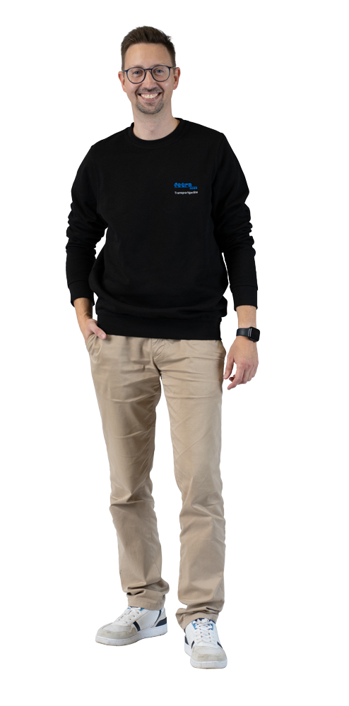fetra® Sudadera negra ME-SWS-U-XL