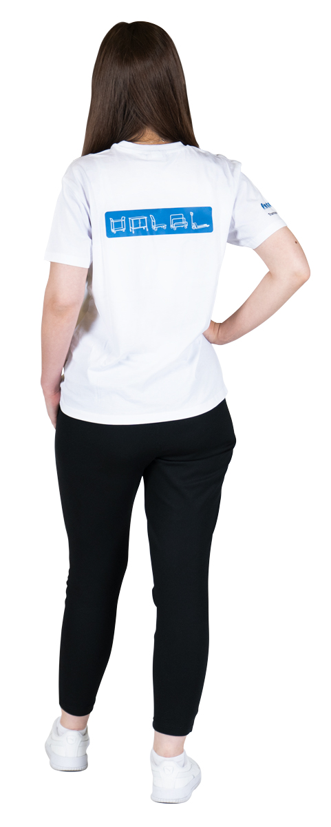 fetra® Camiseta blanco ME-TSW-U-L