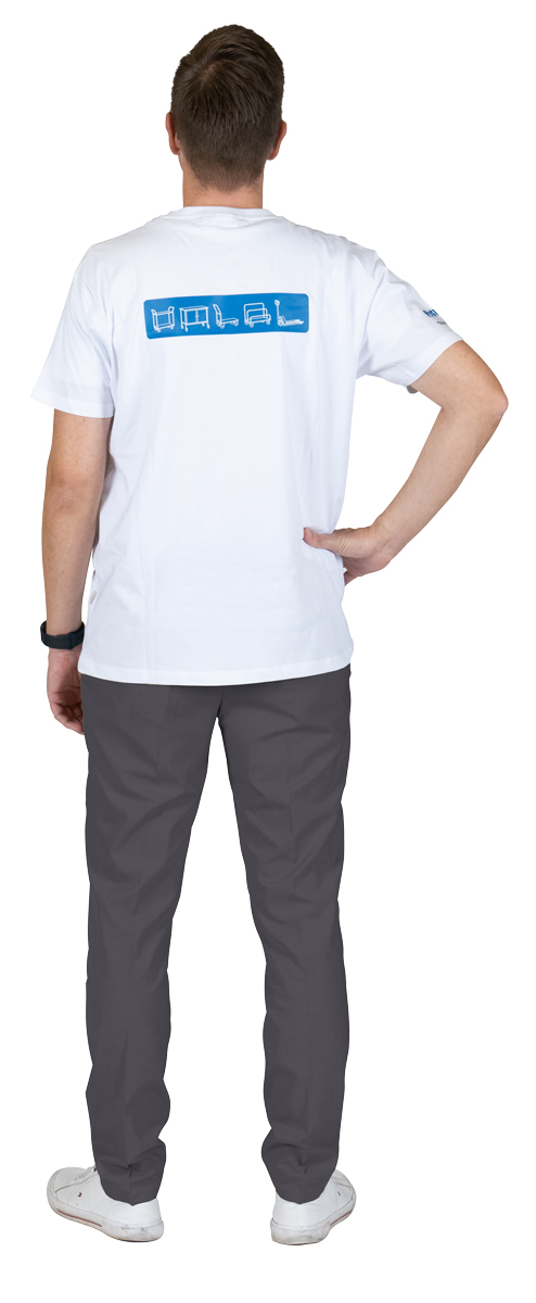 fetra® Camiseta blanco ME-TSW-U-L