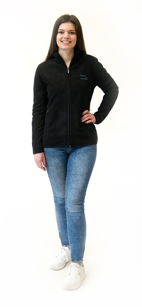 fetra® Chaqueta polar negra ME-FJS-D-XXL