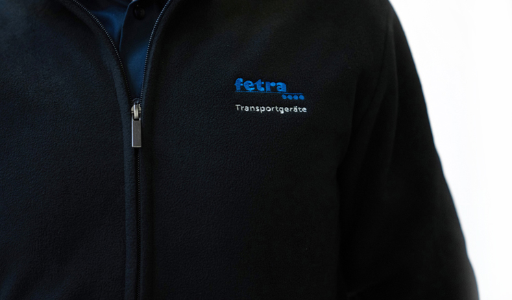 fetra® Chaqueta polar negra ME-FJS-H-L