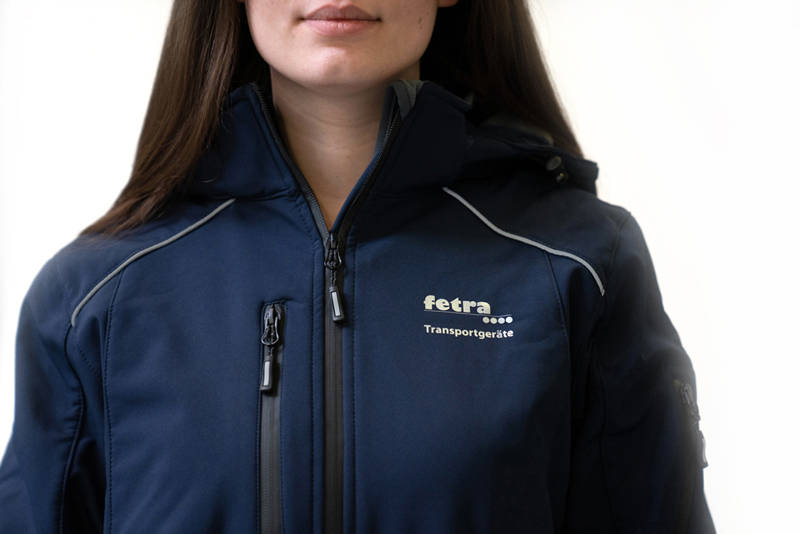 fetra® Chaqueta softshell azul marino ME-SJB-D-L